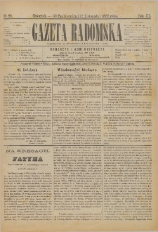 Gazeta Radomska, 1886, R. 3, nr 89