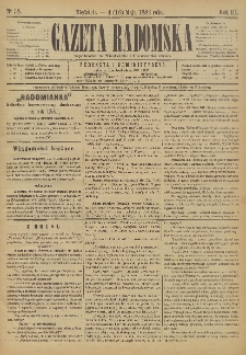 Gazeta Radomska, 1886, R. 3, nr 38