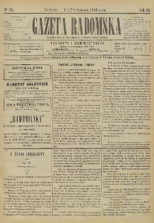 Gazeta Radomska, 1886, R. 3, nr 68