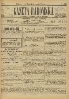 Gazeta Radomska, 1886, R. 3, nr 44