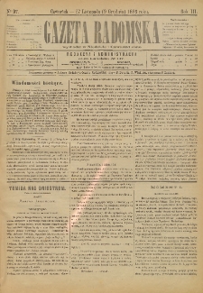 Gazeta Radomska, 1886, R. 3, nr 97