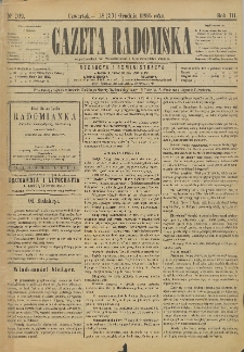 Gazeta Radomska, 1886, R. 3, nr 102
