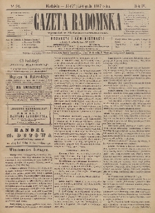 Gazeta Radomska, 1887, R. 4, nr 94