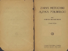 Zarys metodyki języka polskiego