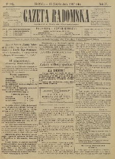 Gazeta Radomska, 1887, R. 4, nr 102