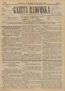 Gazeta Radomska, 1887, R. 4, nr 53