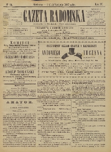 Gazeta Radomska, 1887, R. 4, nr 64