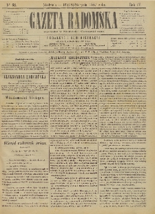 Gazeta Radomska, 1887, R. 4, nr 68