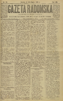 Gazeta Radomska, 1891, R. 8, nr 26