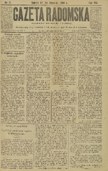 Gazeta Radomska, 1891, R. 8, nr 8