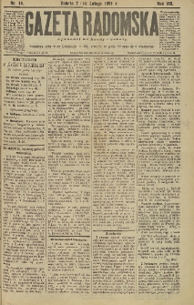Gazeta Radomska, 1891, R. 8, nr 14
