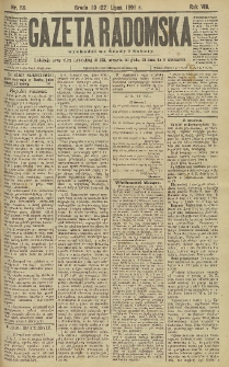 Gazeta Radomska, 1891, R. 8, nr 59