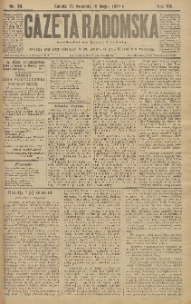 Gazeta Radomska, 1891, R. 8, nr 38