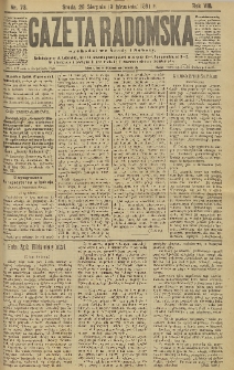 Gazeta Radomska, 1891, R. 8, nr 73