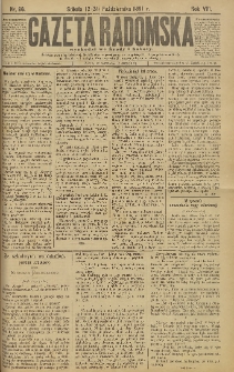 Gazeta Radomska, 1891, R. 8, nr 86