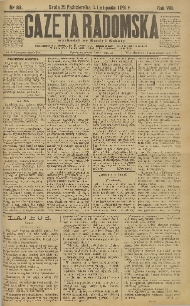 Gazeta Radomska, 1891, R. 8, nr 89