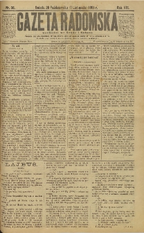 Gazeta Radomska, 1891, R. 8, nr 90