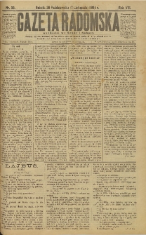 Gazeta Radomska, 1891, R. 8, nr 90