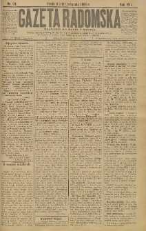 Gazeta Radomska, 1891, R. 8, nr 93
