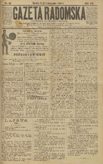 Gazeta Radomska, 1891, R. 8, nr 94