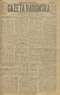 Gazeta Radomska, 1891, R. 8, nr 95