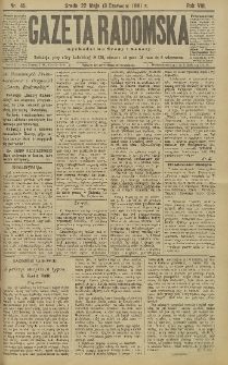 Gazeta Radomska, 1891, R. 8, nr 45
