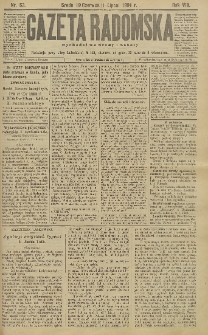 Gazeta Radomska, 1891, R. 8, nr 53