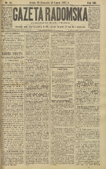 Gazeta Radomska, 1891, R. 8, nr 55