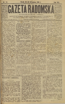 Gazeta Radomska, 1891, R. 8, nr 79