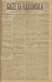 Gazeta Radomska, 1892, R. 9, nr 12