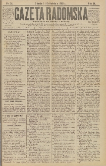 Gazeta Radomska, 1892, R. 9, nr 31
