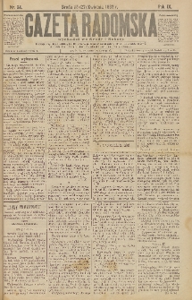 Gazeta Radomska, 1892, R. 9, nr 34
