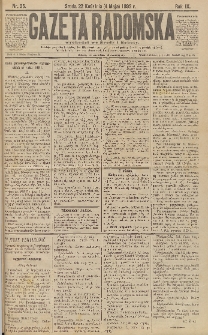 Gazeta Radomska, 1892, R. 9, nr 36