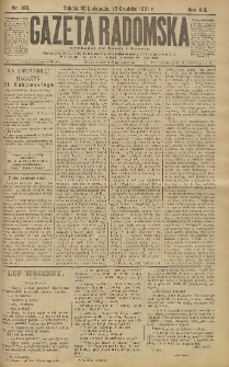Gazeta Radomska, 1891, R. 8, nr 100