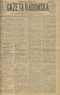 Gazeta Radomska, 1891, R. 8, nr 102