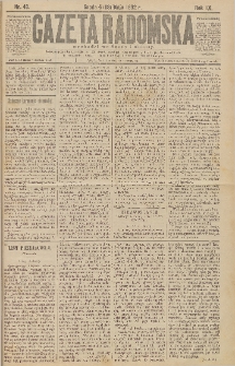 Gazeta Radomska, 1892, R. 9, nr 40