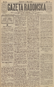 Gazeta Radomska, 1892, R. 9, nr 41