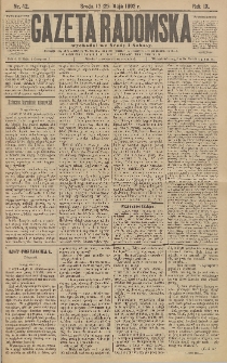 Gazeta Radomska, 1892, R. 9, nr 42