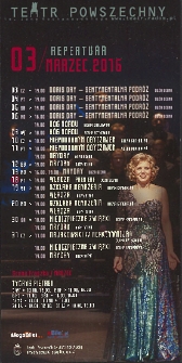 Teatr w Radomiu : repertuar marzec - kwiecień 2016