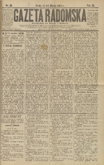 Gazeta Radomska, 1892, R. 9, nr 26