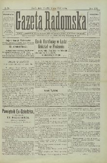 Gazeta Radomska, 1899, R. 16, nr 26