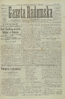 Gazeta Radomska, 1899, R. 16, nr 28