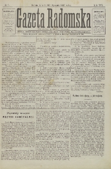 Gazeta Radomska, 1899, R. 16, nr 5