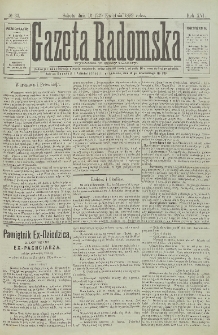 Gazeta Radomska, 1899, R. 16, nr 33
