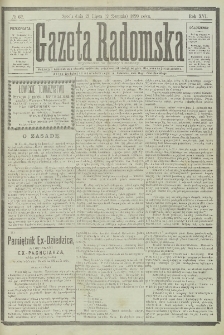 Gazeta Radomska, 1899, R. 16, nr 62