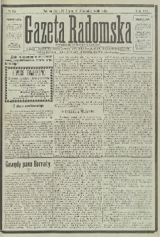 Gazeta Radomska, 1899, R. 16, nr 63