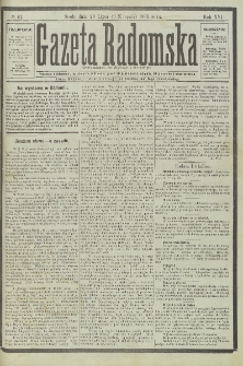 Gazeta Radomska, 1899, R. 16, nr 64