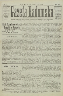 Gazeta Radomska, 1899, R. 16, nr 9