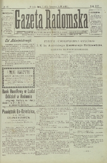 Gazeta Radomska, 1899, R. 16, nr 49