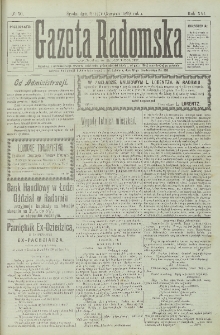Gazeta Radomska, 1899, R. 16, nr 50